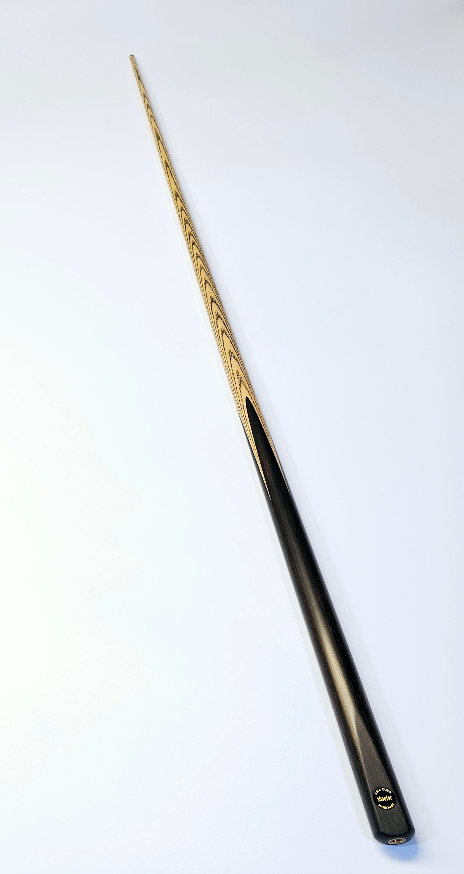 Asia Cues Shooter - One Piece Snooker Cue 9.7mm Tip, 17.9oz, 58"