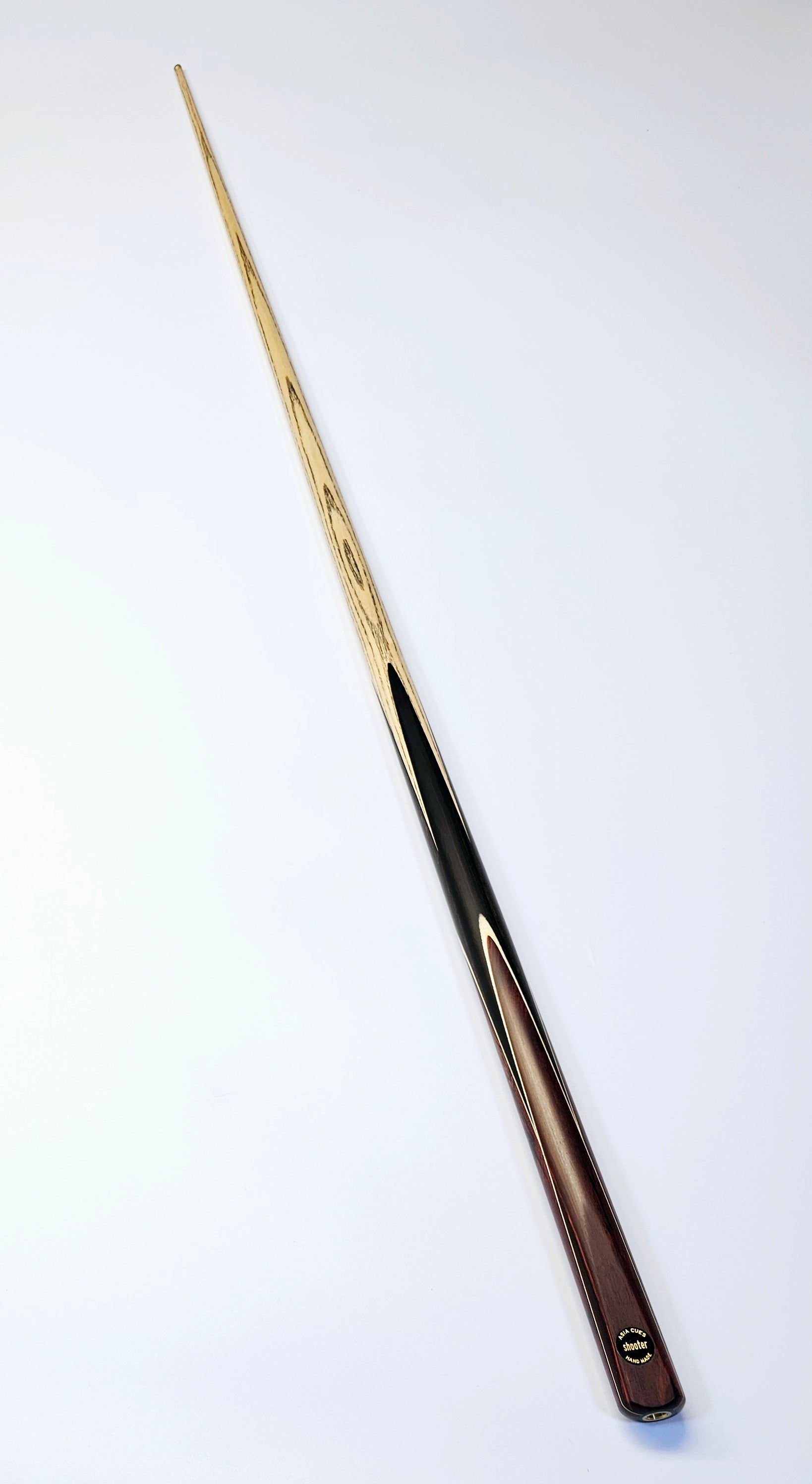 Asia Cues Shooter - One Piece Snooker Cue 9.7mm Tip, 18oz, 58"
