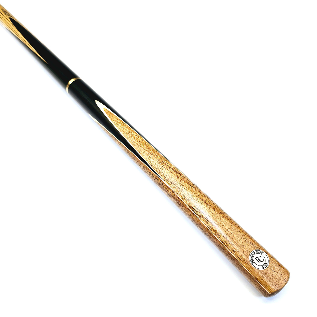 Premium Cues Apex 8 Ball pool cue on angle view