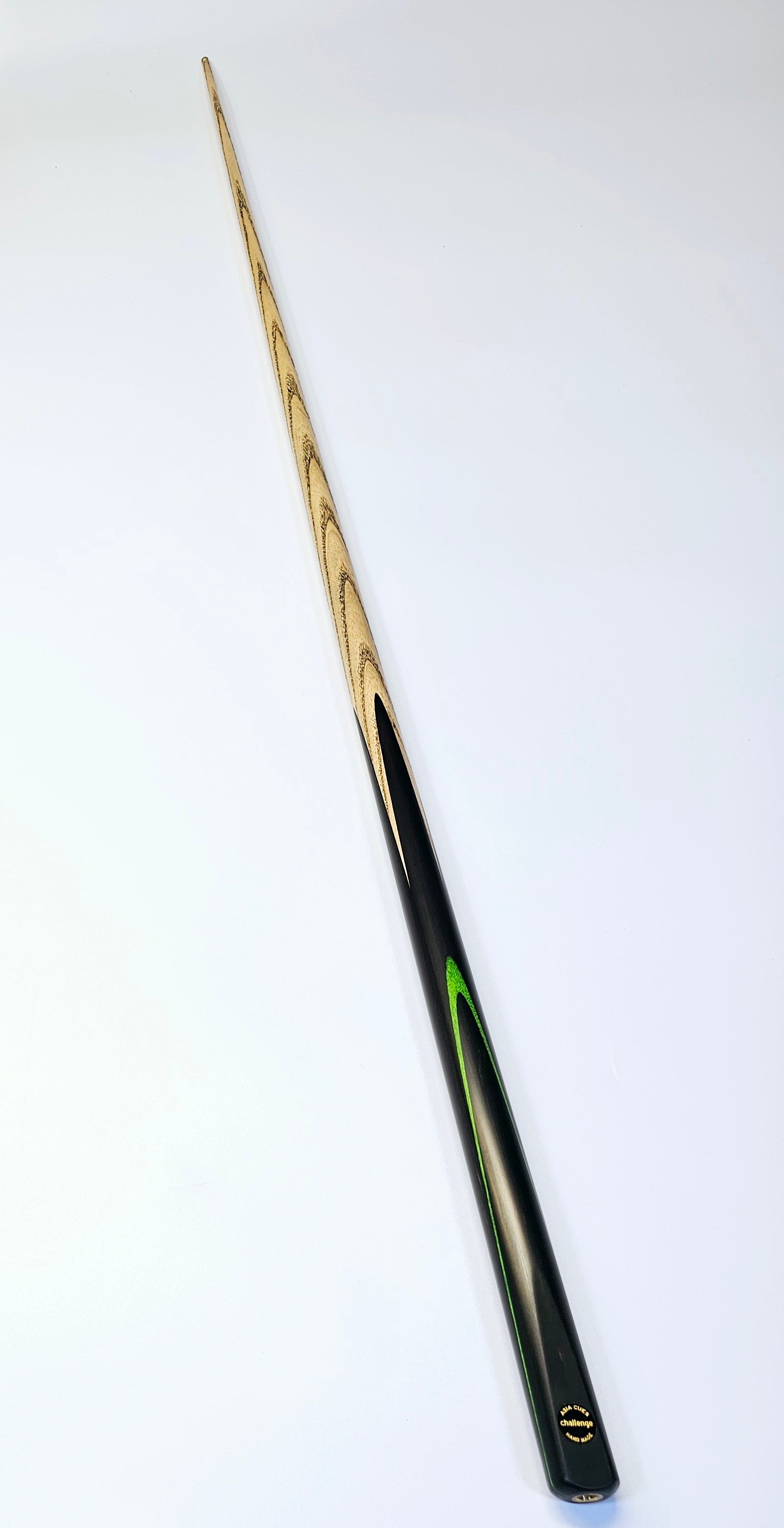 Asia Cues Challenge - One Piece Pool Cue 8.6mm Tip, 17.8oz, 58"