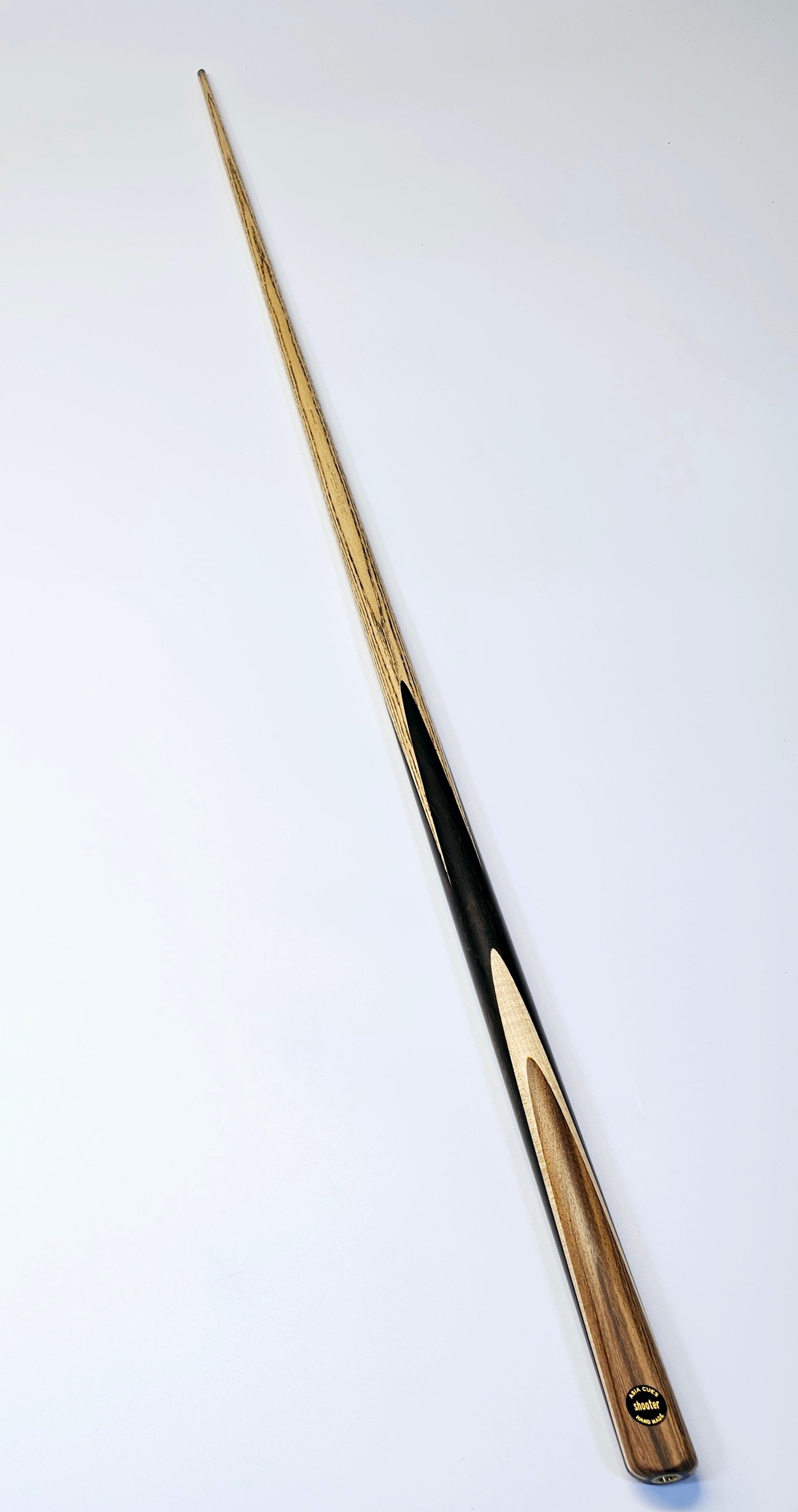 Asia Cues Shooter - One Piece Snooker Cue 9.7mm Tip, 17.6oz, 57"