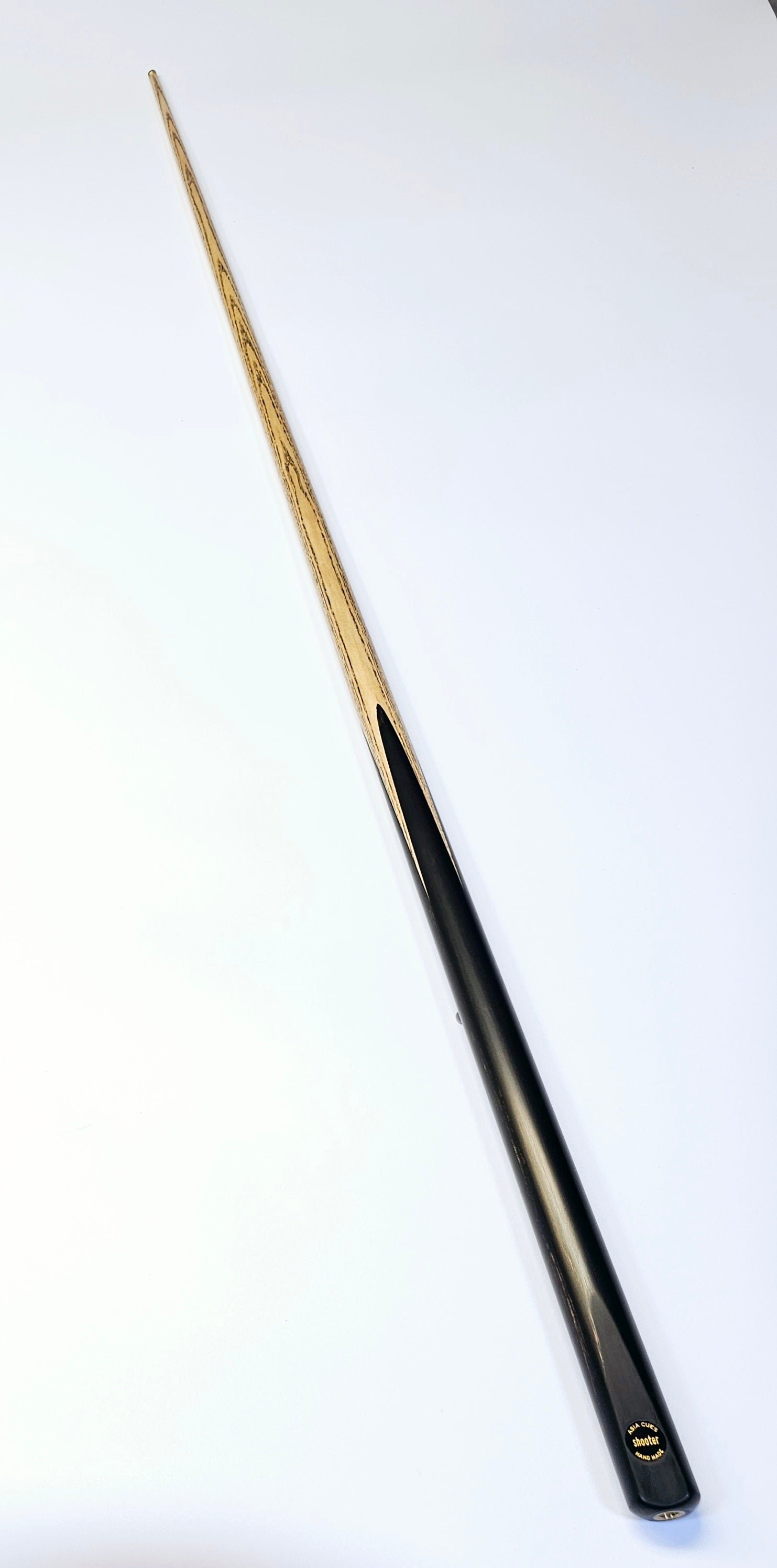 Asia Cues Shooter - One Piece Snooker Cue 9.6mm Tip, 17.7oz, 57"