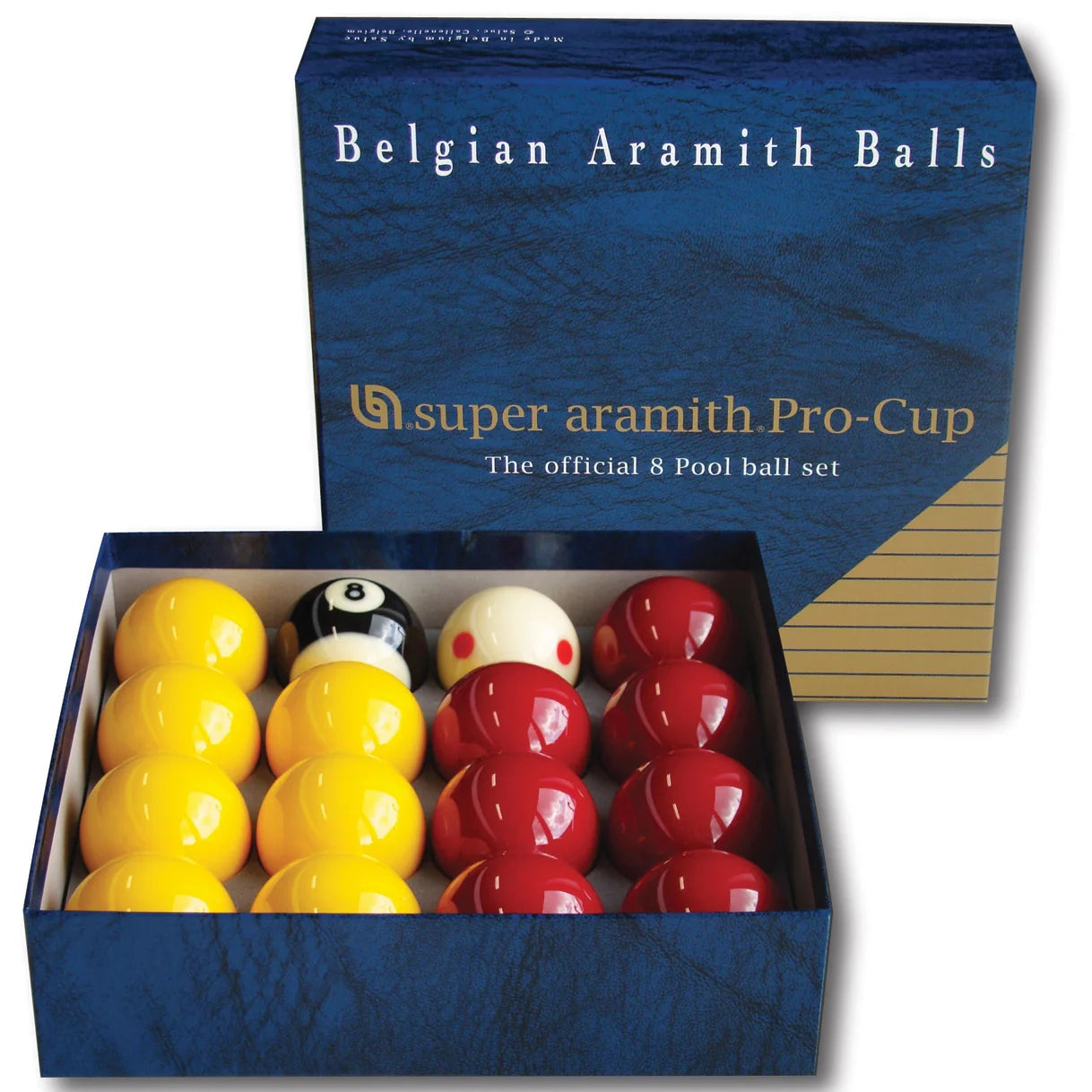 Pro Cup Pool Balls by Aramith the worlds best cue sports ball maker.