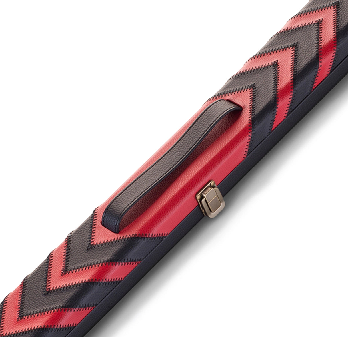 A Peradon Clubman Black Red Arrow Cue Case