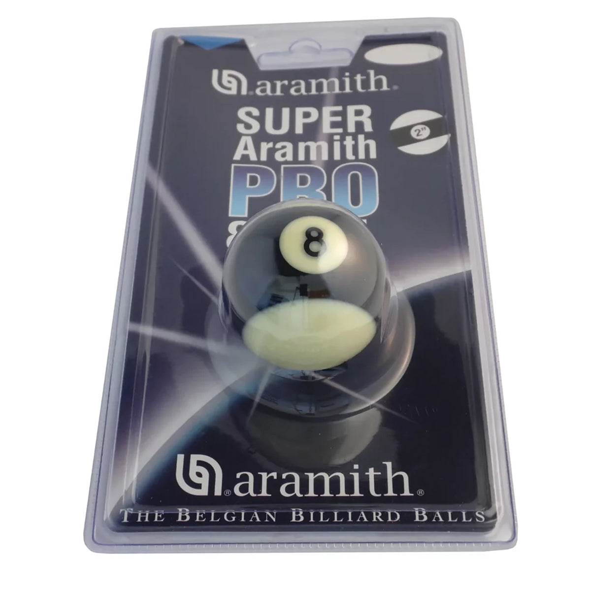 Aramith Super Pro 8 ball (2″, English pool size) 