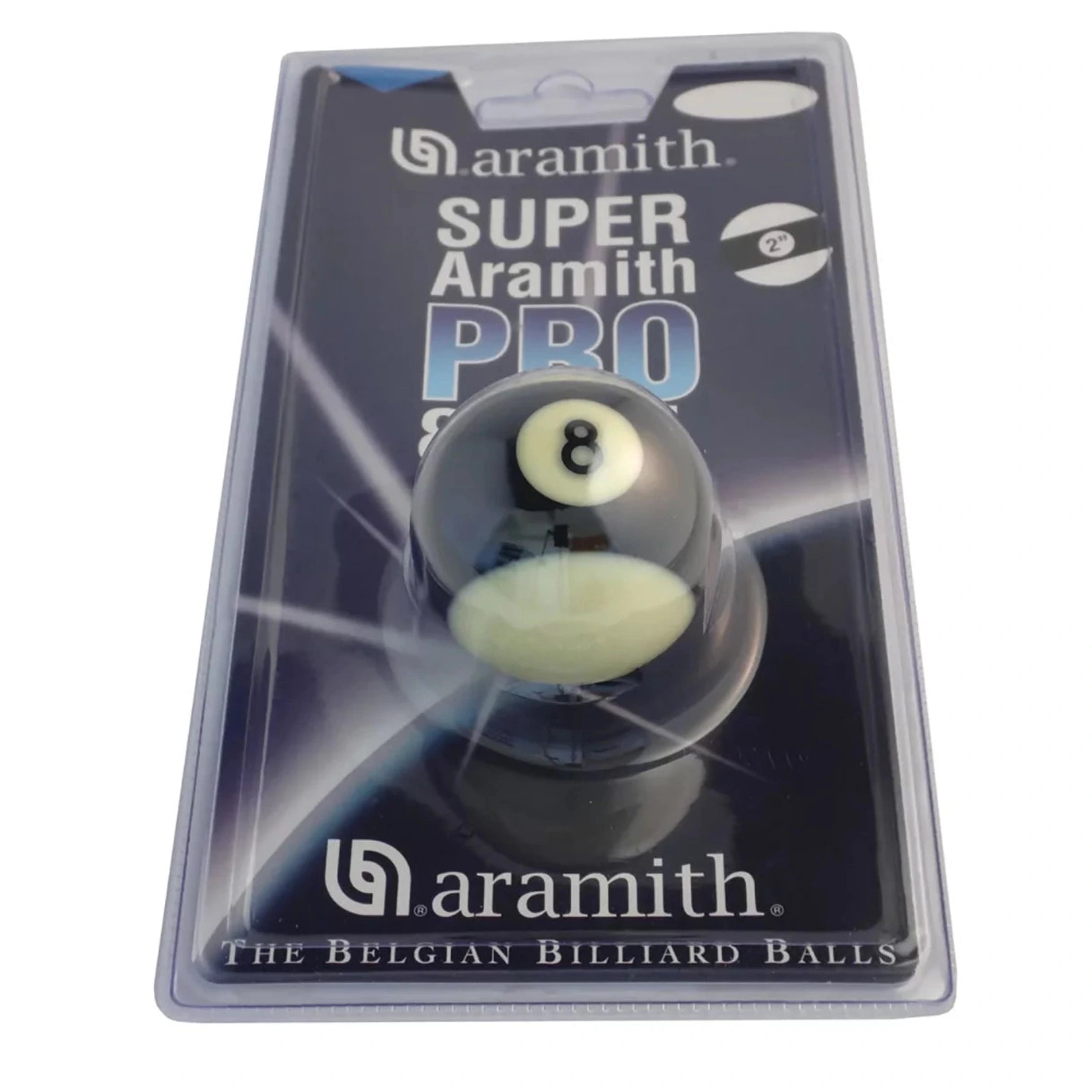 Aramith Super Pro 8 Ball (2″ English pool size) - Main view