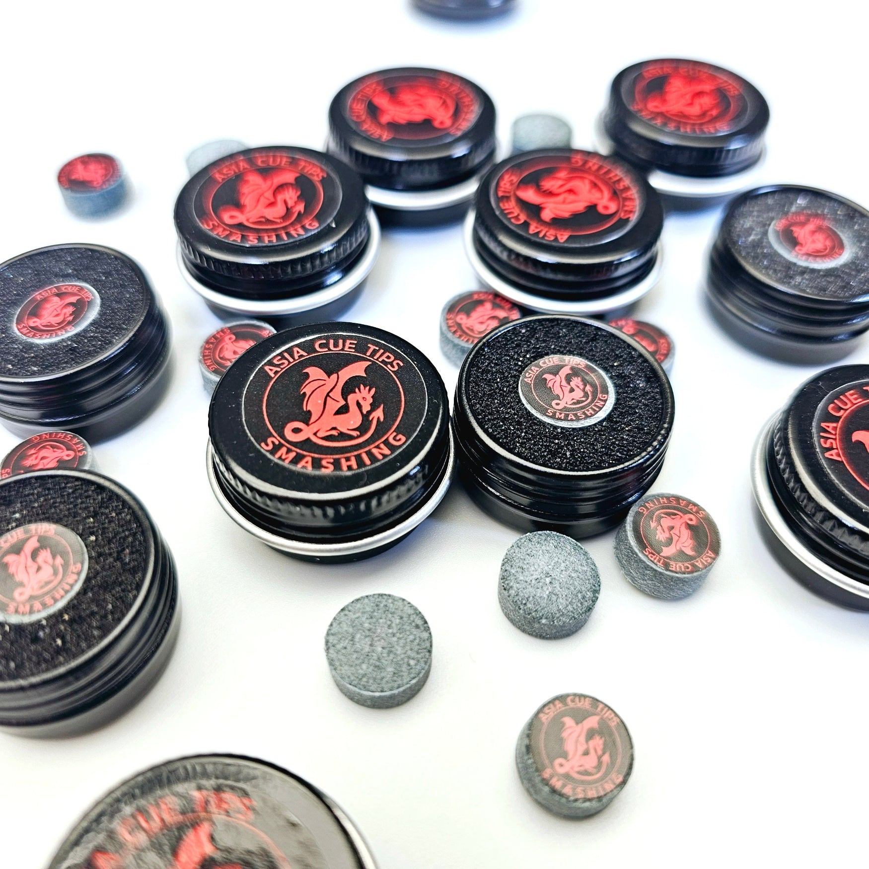 Asia Cue Tips - Smashing (Medium/Hard - 2 Tips Included)