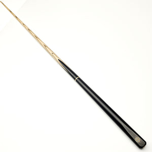 Asia Cues Challenge three quarter Jointed Snooker Cue 9.6mm Tip, 18.7oz, 59 inch, full lengh view