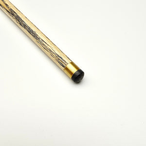 Asia Cues Challenge three quarter Jointed Snooker Cue 9.6mm Tip, 18.7oz, 59 inch, tip view