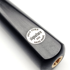 Asia Cues Signature No.500 - One Piece Snooker Cue badge view