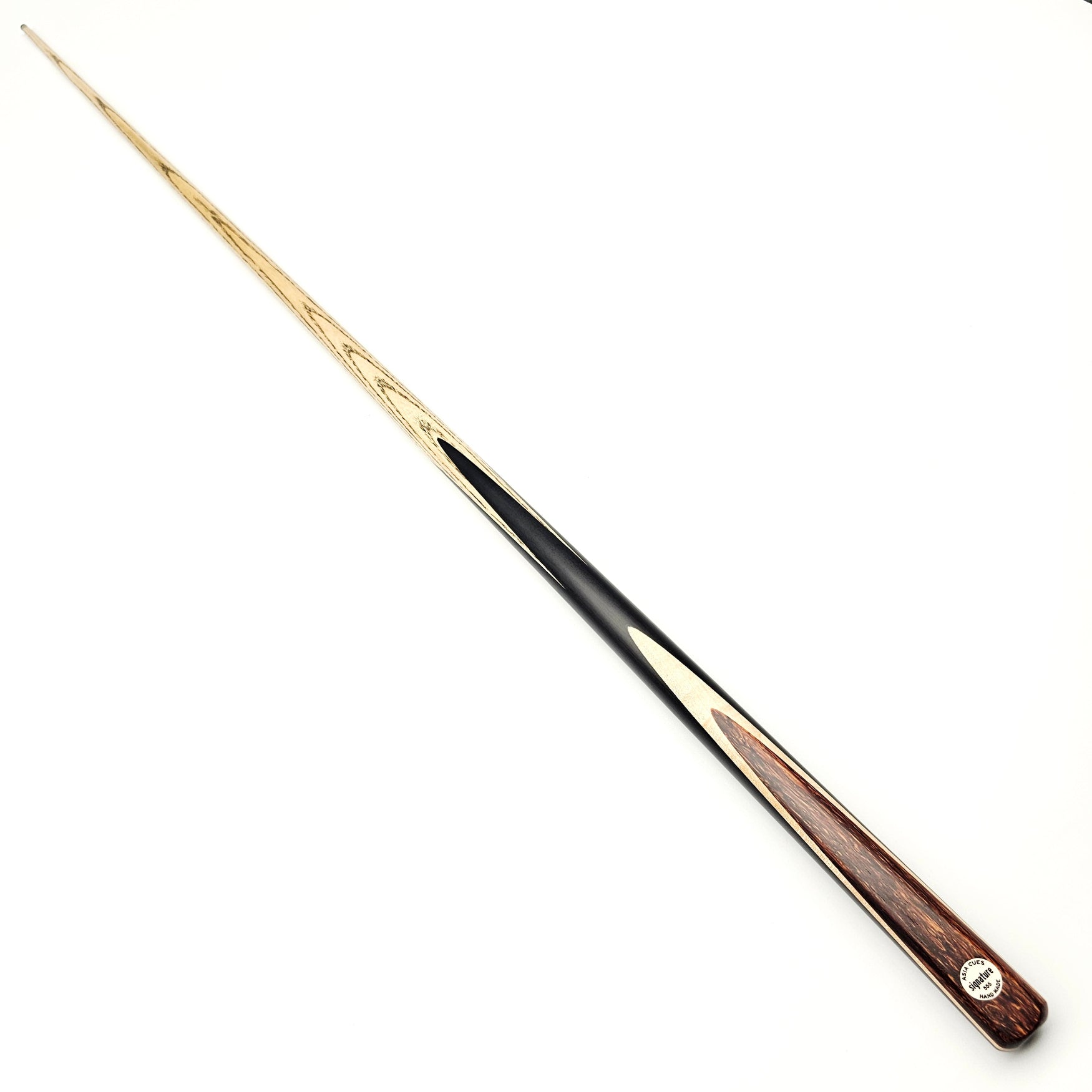 Asia Cues Signature handmade one piece cue 555 full lengh view