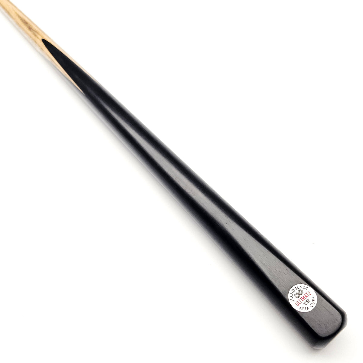 Asia Cues Ultimate handmade three quarter jointed cue 1252 butt view