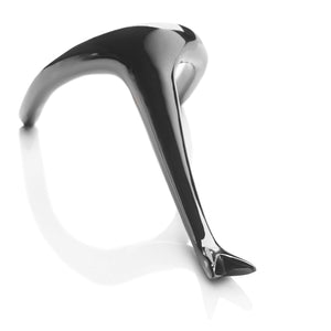 Swan Neck Rest Heads In Black chrome