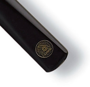 Cannon Manta Three Section Pool Cue. Badge view view