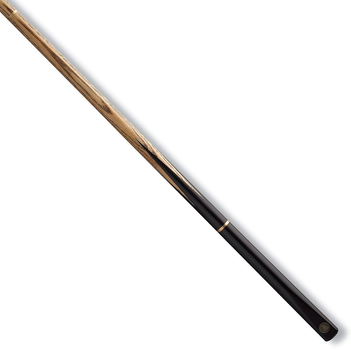 Cannon Manta Three Section Pool Cue. On angle view