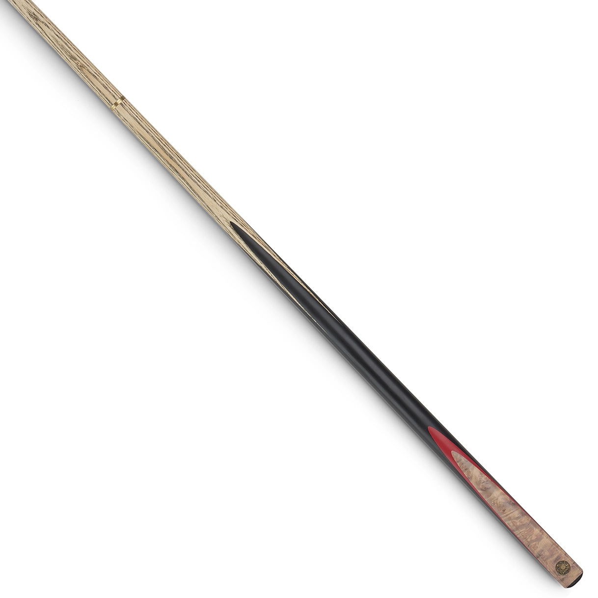 Cannon Energy Two Piece Cue. On angle view