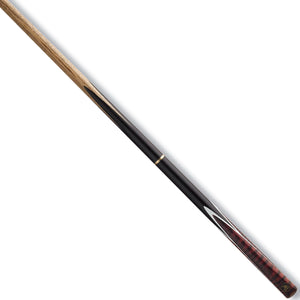 Cannon Diamond 3/4 Jointed Snooker Cue. On angle view