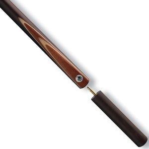 Cannon Focus Two Piece Snooker Cue + Mini Butt - Butt view