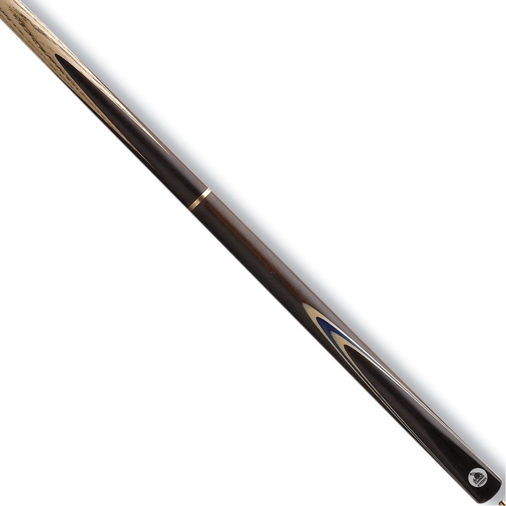 Cannon Synergy 3/4 Jointed Snooker Cue - On angle view