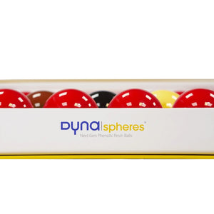 Dynaspheres Gold Snooker Ball Set_525 open horizontal view
