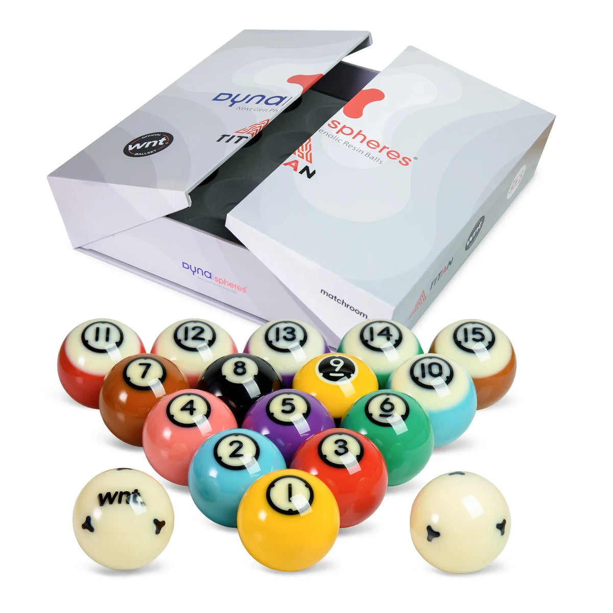 Dynaspheres Titan World Nineball Tour Balls