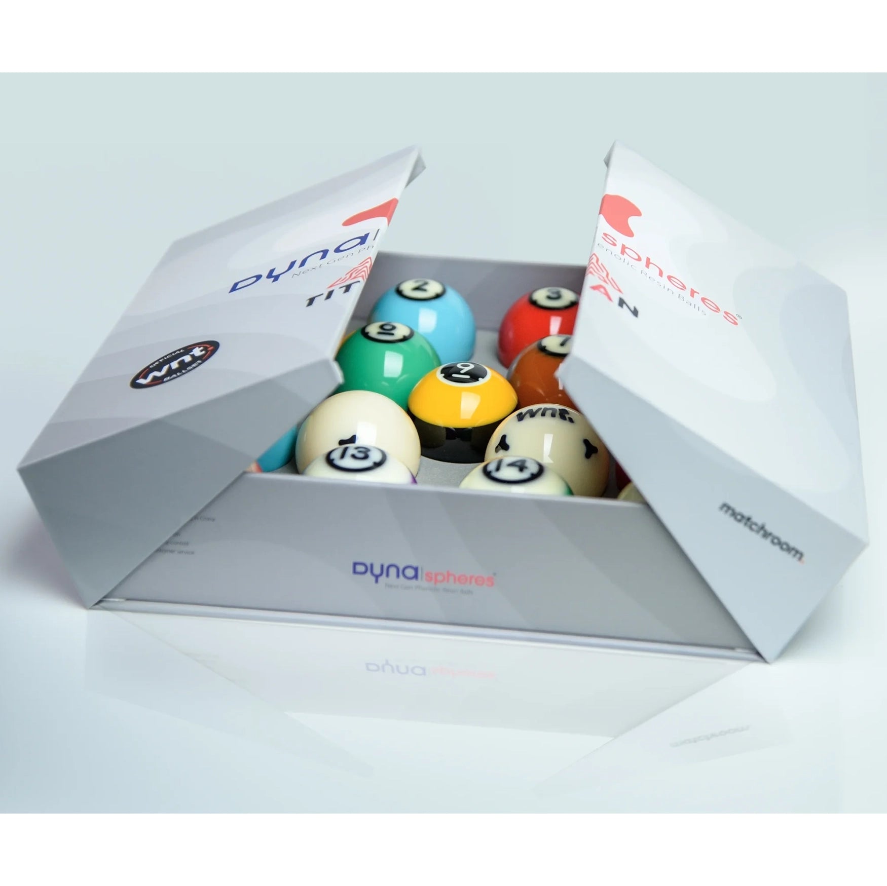 Dynaspheres Titan World Nineball Tour Balls box open
