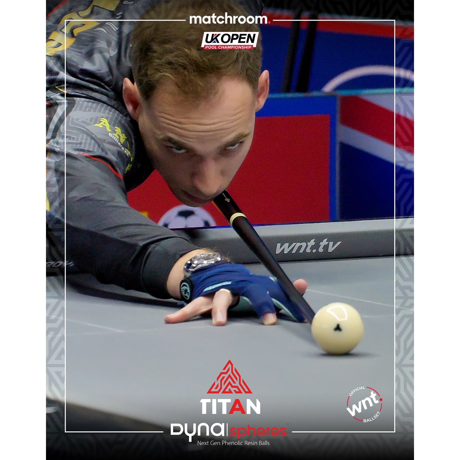 World Nineball Tour UK Open Joshua Filler using Dynaspheres Titan pool balls