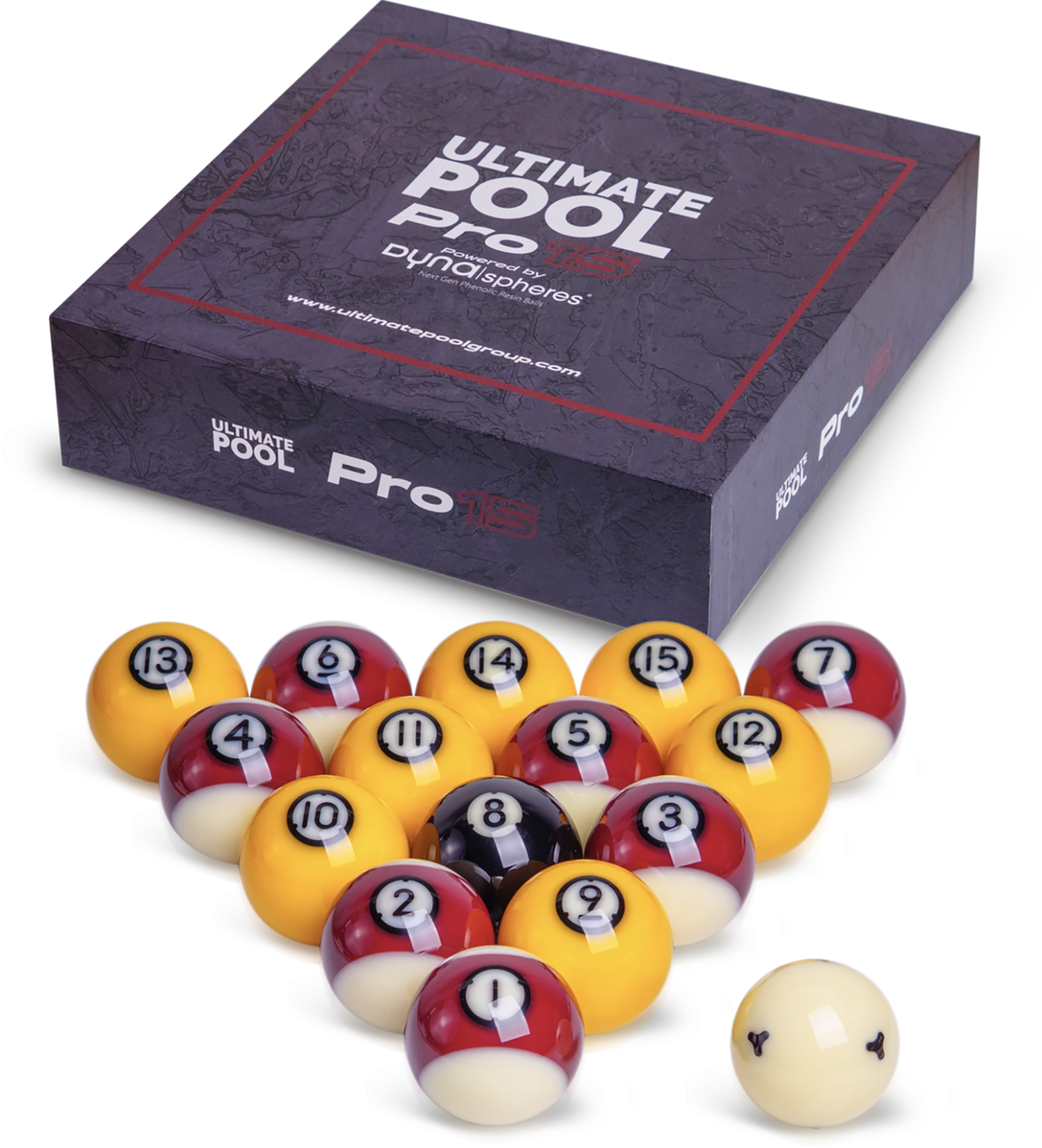 Dynaspheres Ultimate Pool Pro 15 pool balls 