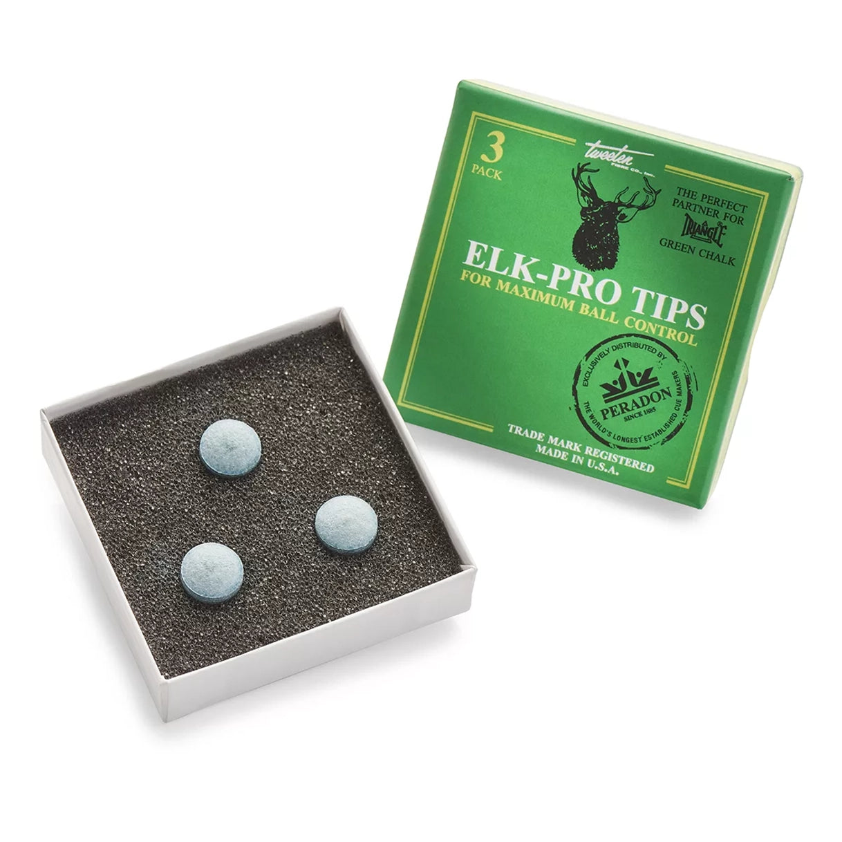 Elk Master Pro Tips. Boxes of three tips are available. - Premium Cues Elk Master Pro Tips. Boxes of three tips are available. - Premium Cues
