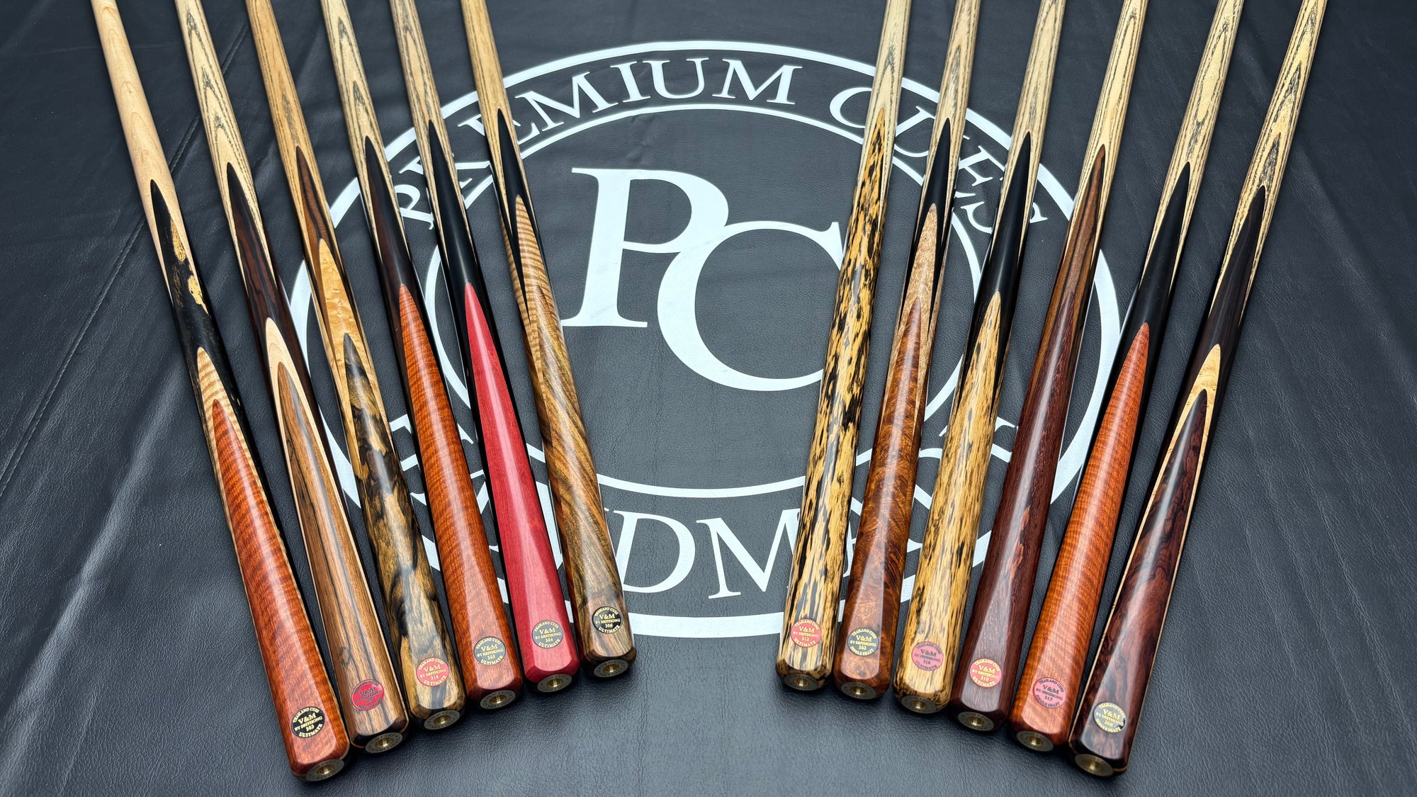V&M Ultimate No.311 - One Piece Snooker Cue 9.4mm Tip, 17.9oz, 58"