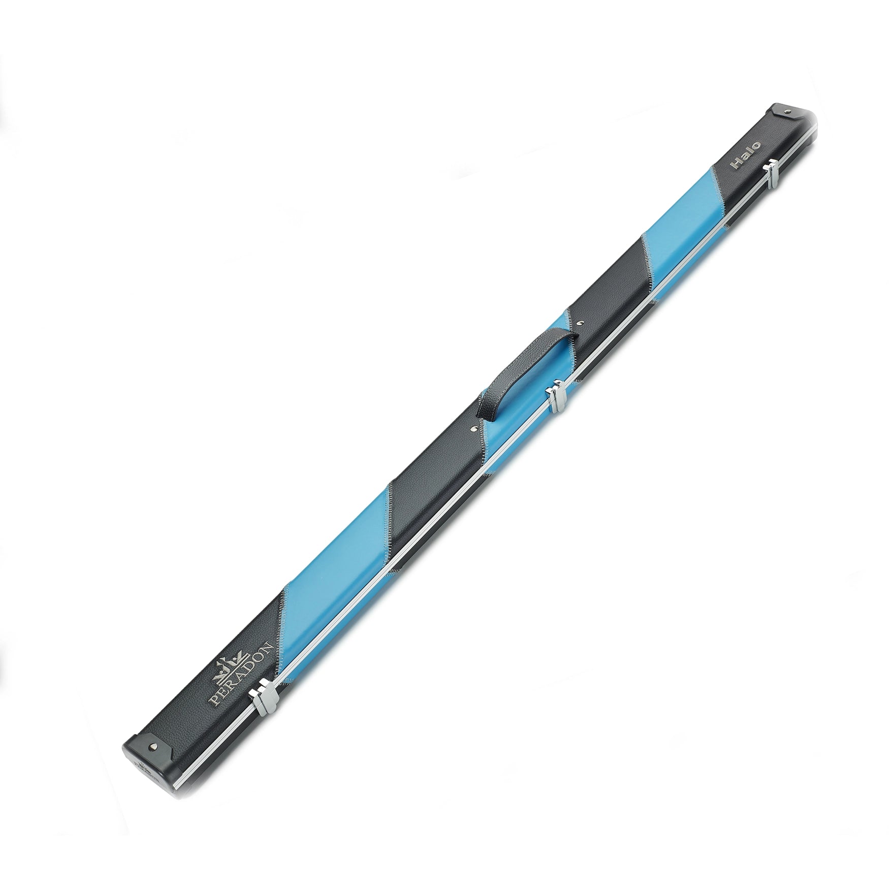 Peradon Black & Sky Blue Stripe Halo 3/4 Cue Case