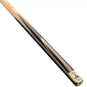 Peradon Joe Davis 600 3/4 Jointed Snooker Cue. On angle view