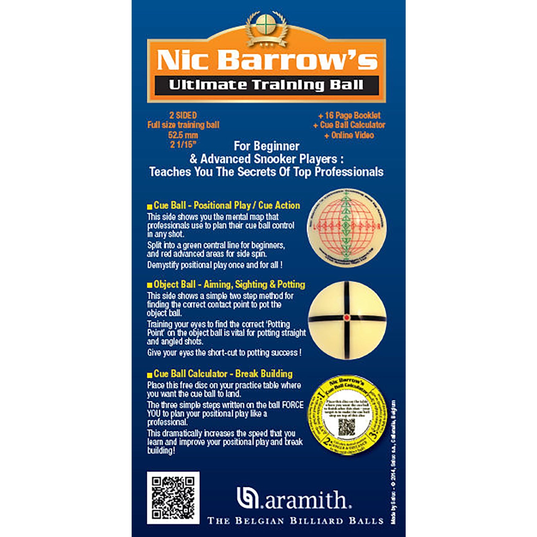 Nick Barrow's Ultimate Training Ball - Info view