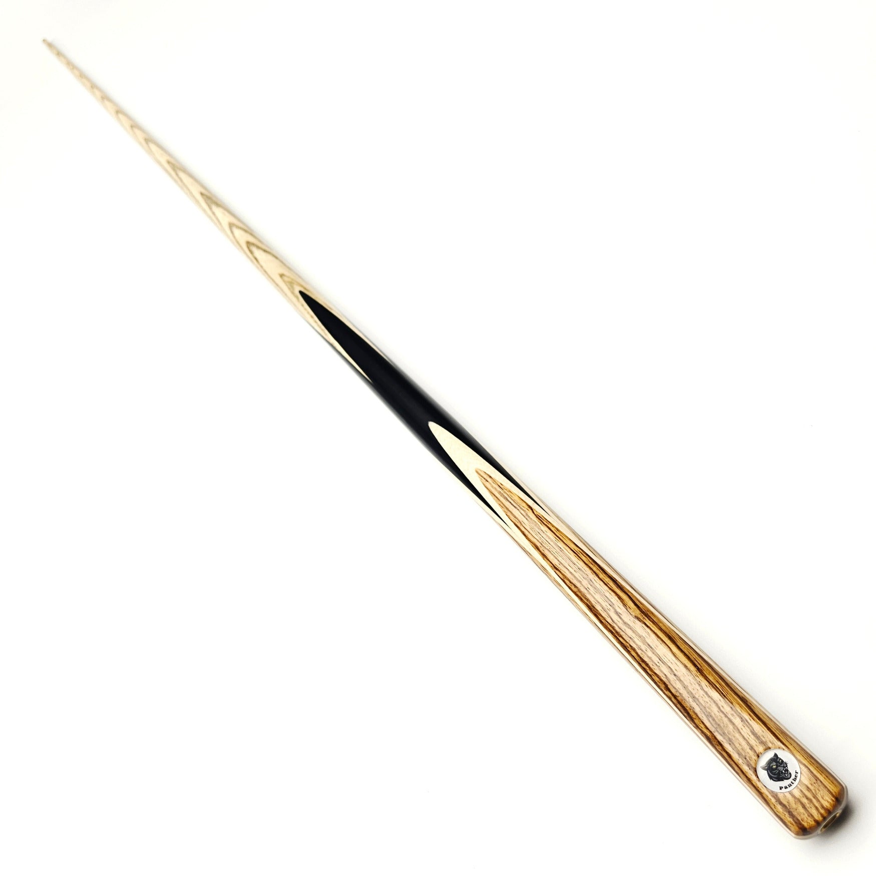 Panther Amber One Piece Snooker & Pool Cue + Mini Butt - Full length view