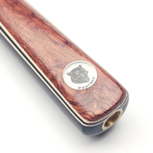Panther Bronzite One Piece Snooker & Pool Cue + Mini Butt - Badge view