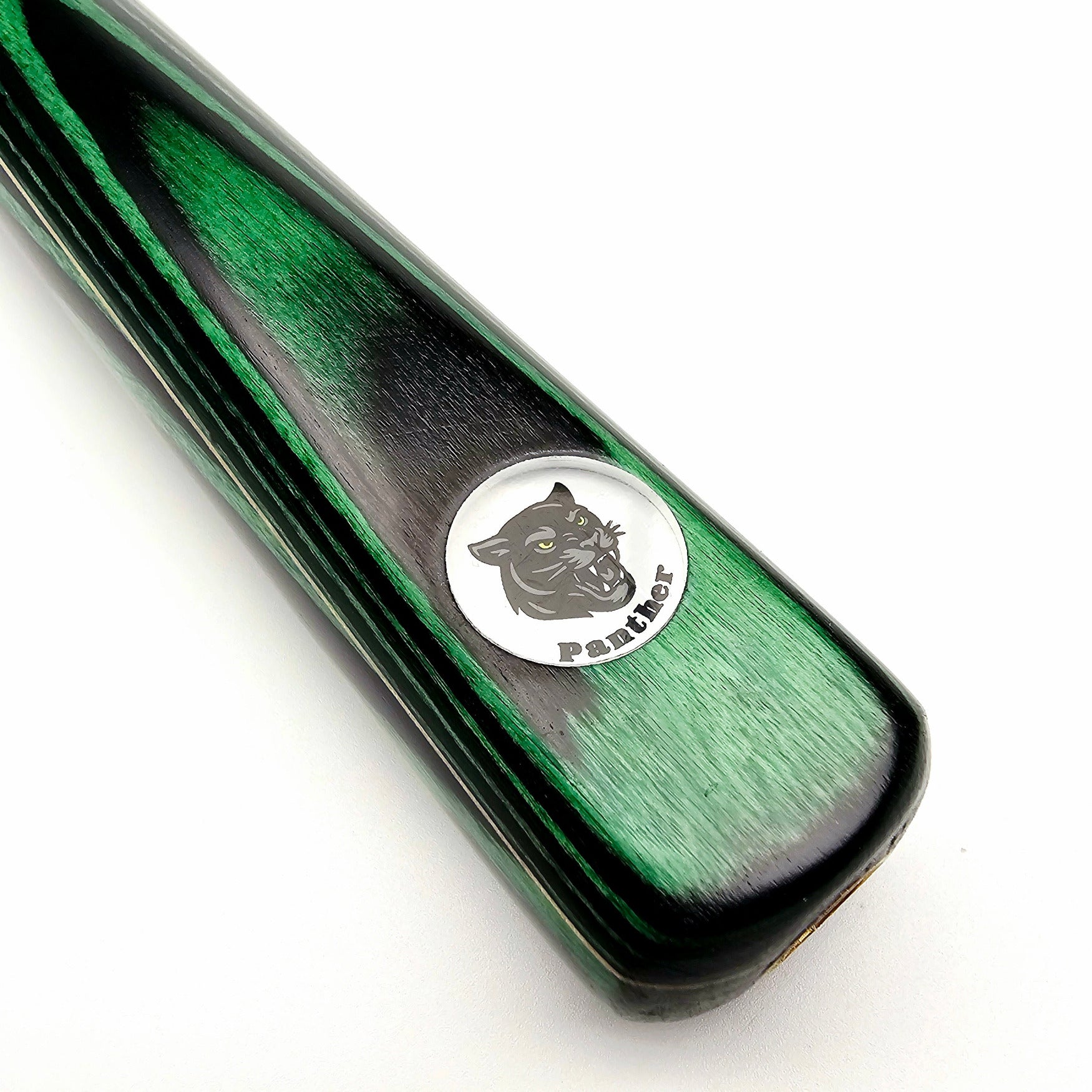 Panther Emerald 3/4 Jointed Snooker Cue - Badge view
