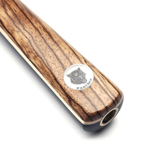 Panther Gold One Piece Snooker & Pool Cue + Mini Butt - Badge view.