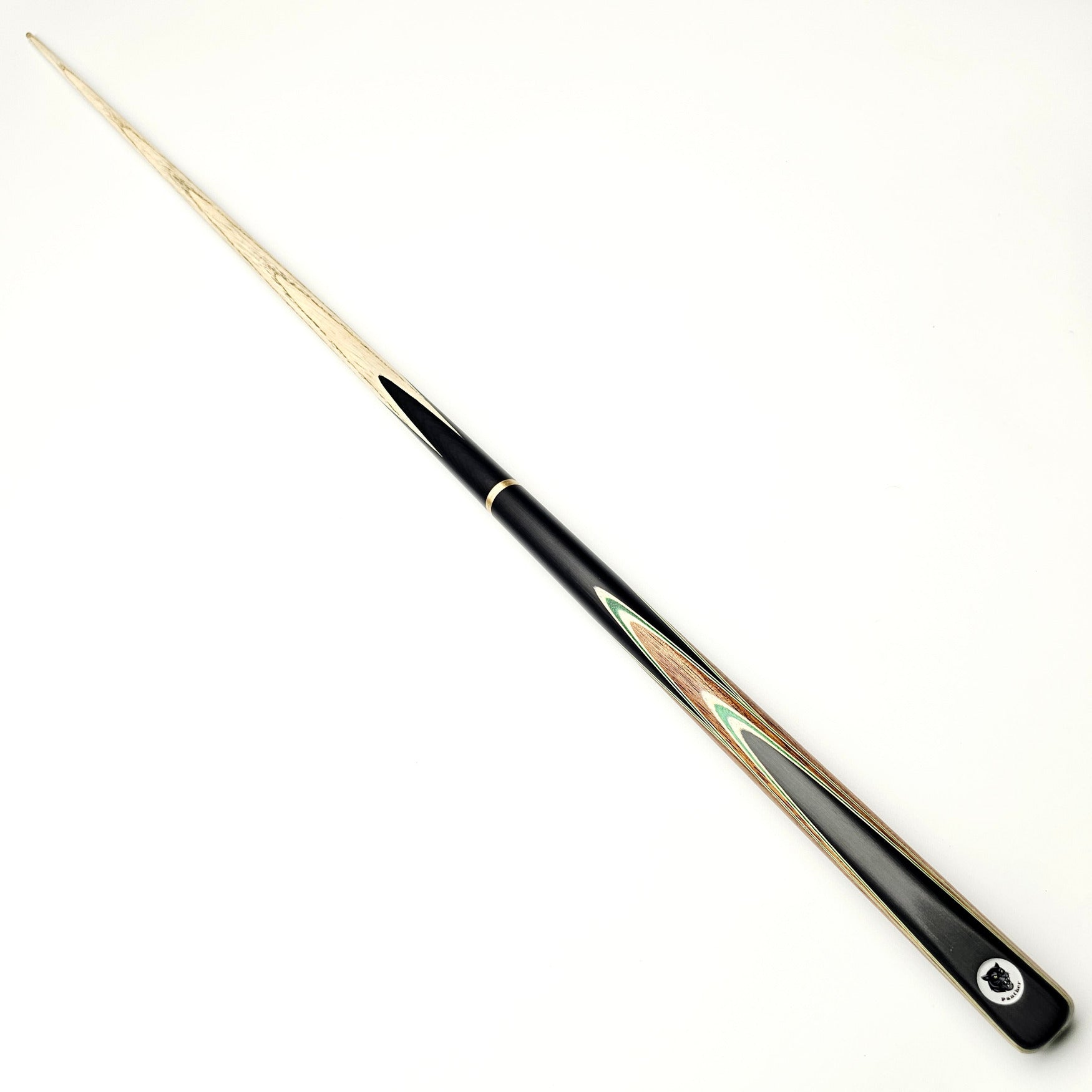 Panther Jade 3/4 Jointed Pool Cue - Full length view