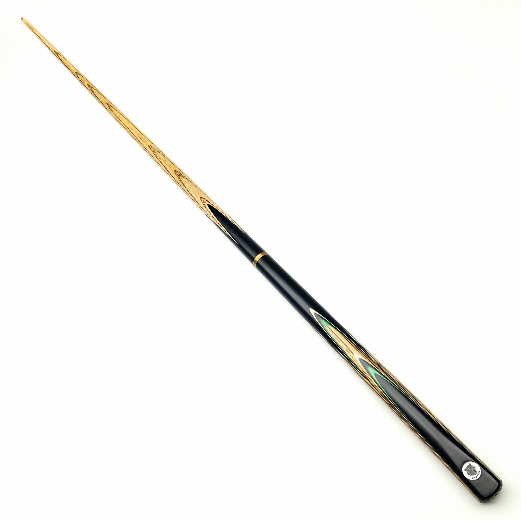 Panther Jade 3/4 Jointed Snooker/Pool Cue + Mini Butt full lengh view