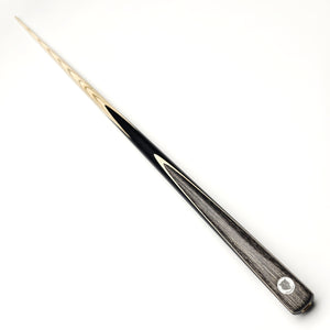 Panther Moonstone One Piece Snooker & Pool Cue + Mini Butt - Full length view