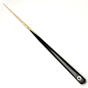 Panther Obsidion One Piece Snooker & Pool Cue + Mini Butt - Full length view