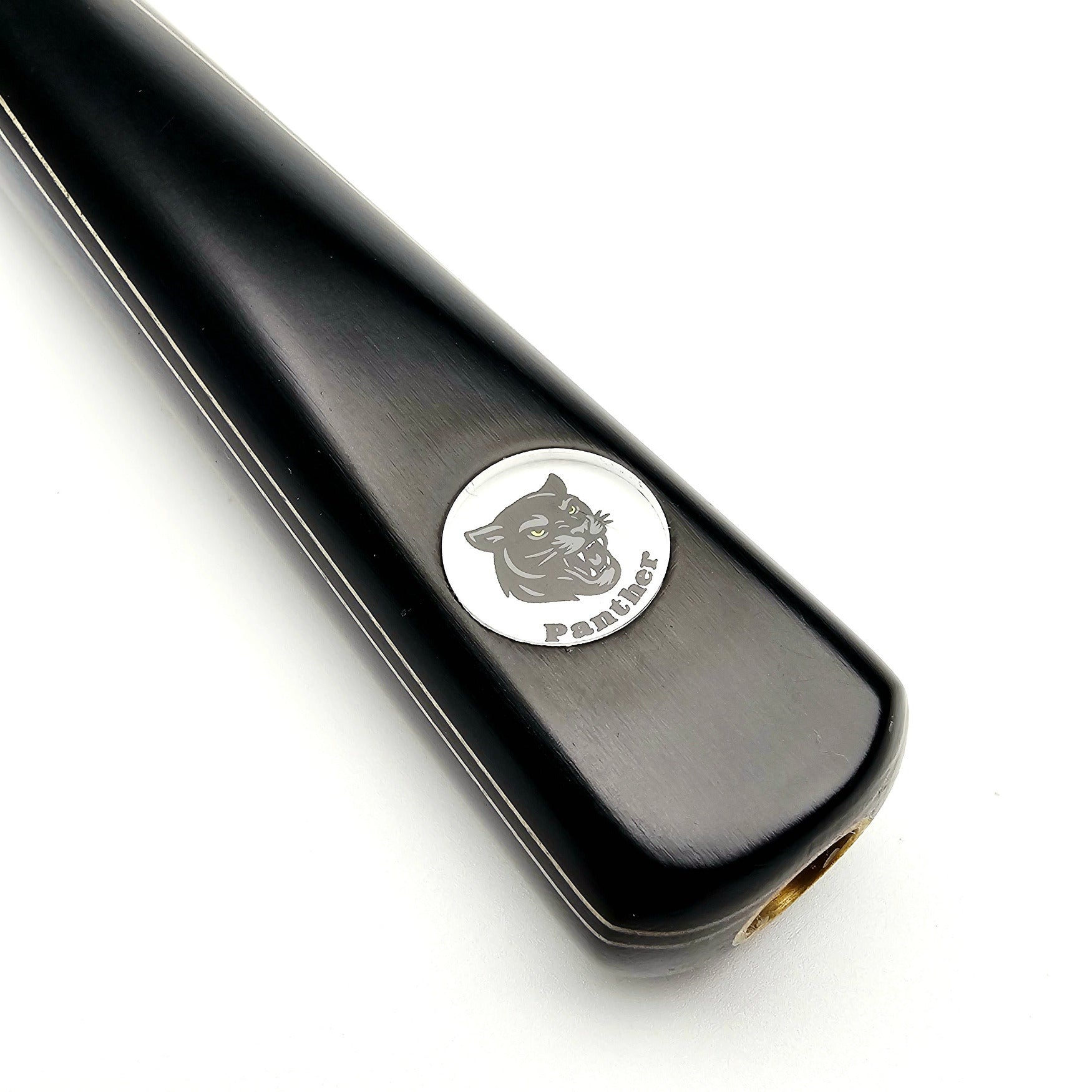 Panther Onyx 3/4 Jointed Snooker Cue - Badge view