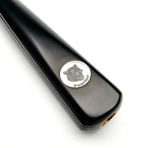 Panther Onyx 3/4 Jointed Snooker Cue - Badge view