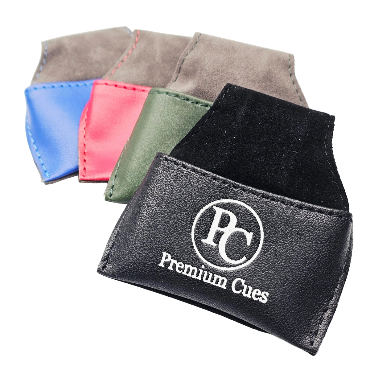 Pemium Cues Leather cue chalk pouch in various colours