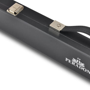 Peradon Two Piece Cue Attache Case. Close up view