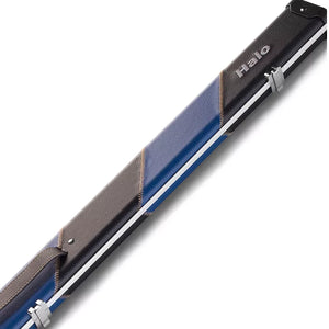 Peradon Black Blue Stripe Halo 3/4 Cue Case