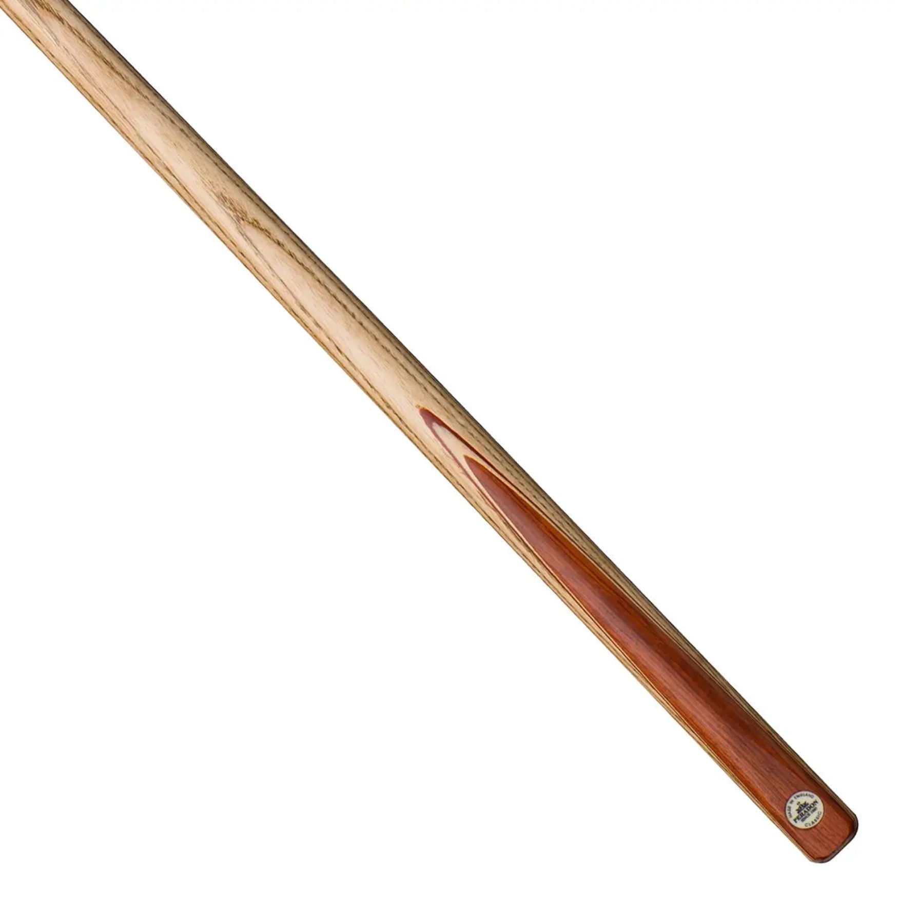 Peradon Classic Two Piece Snooker Cue - On angle view