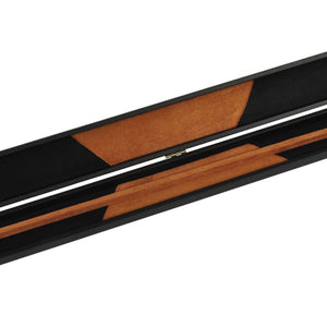 Peradon Clubman Two Piece Cue Case. Full Open view