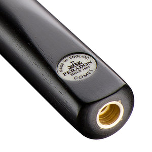 Peradon Comet 3/4 Jointed 8 Ball Pool Cue. Badge view