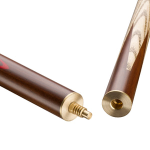 Peradon Crown 3/4 Jointed Snooker Cue. Joint view